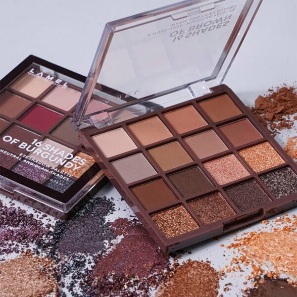 Lamel 16 Shades Of Burgundy Eyeshadow Palette (16 g) - Lamel