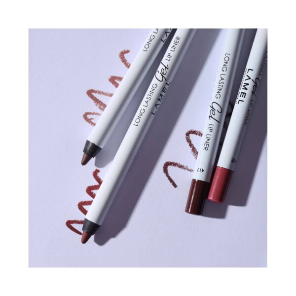 Lamel Long Lasting Gel Lip Liner - 412 Spicy Nude (1.7 g) - Lamel