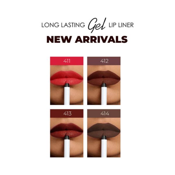 Lamel Long Lasting Gel Lip Liner - 412 Spicy Nude (1.7 g) - Lamel