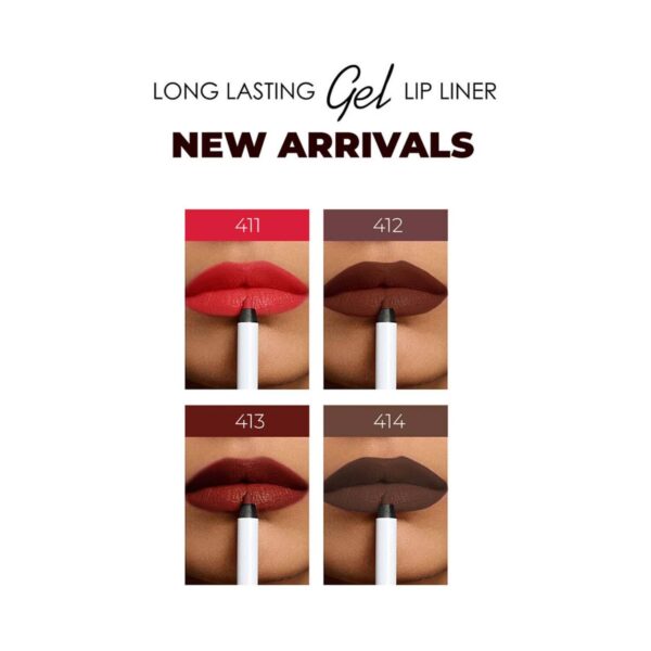 Lamel Long Lasting Gel Lip Liner - 413 Chilli (1.7 g) - Lamel