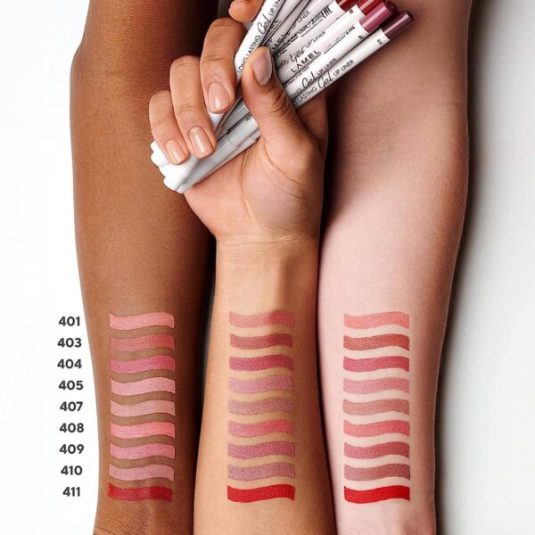 Lamel Long Lasting Gel Lip Liner - N 405 Tea Rose (1.7g) - Lamel
