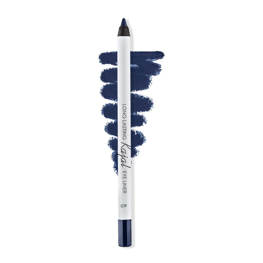 Lamel- Long lasting- Kajal Matte Eye Liner 405 -Indigo|Highly pigmented formula |Ultra long-lasting | Blends into a smokey look |Defines eyes beautifully |1.7gm