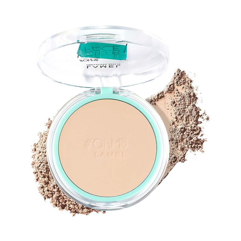 Lamel Oh My Clear Face Antibacterial Compact Powder - 402 Vanilla (6 g) - Lamel