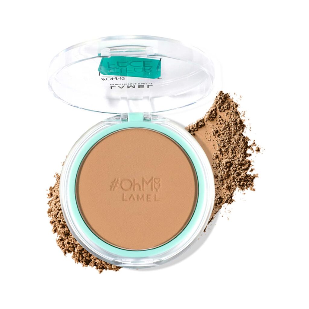 Lamel Oh My Clear Face Antibacterial Compact Powder - 406 Soft Honey (6g) - Lamel