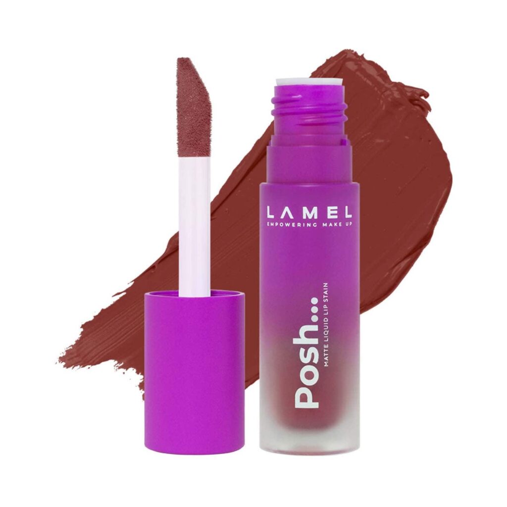 Lamel Posh Matte Liquid Lip Stain - 405 Punch Pink (4 g) - Lamel