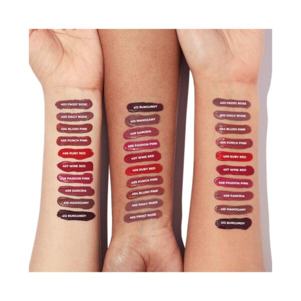 Lamel Posh Matte Liquid Lip Stain - 406 Ruby Red (4 g) - Lamel