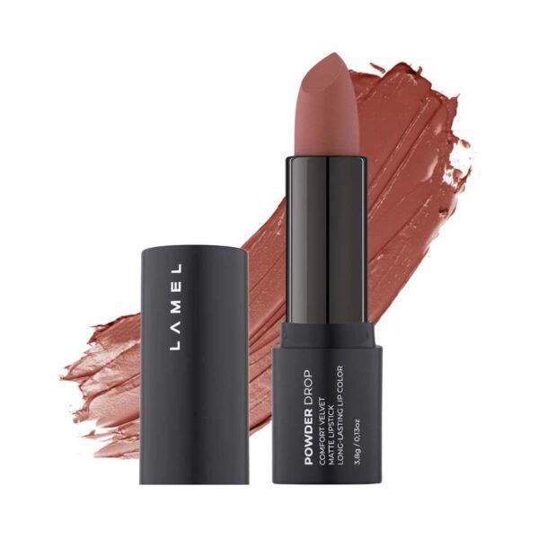 Lamel Powder Drop Matte Lipstick - 405 Banger Pink (3.8g) - Lamel