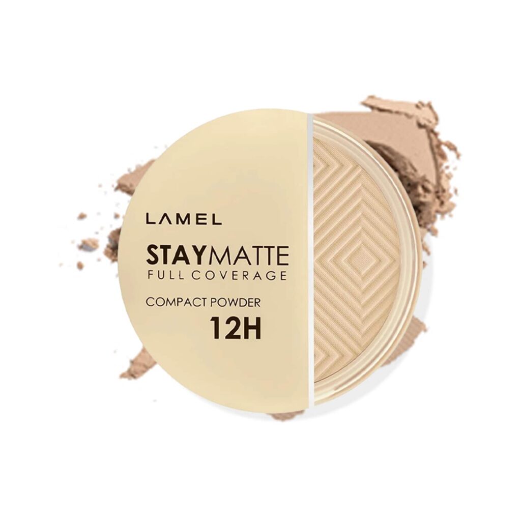 Lamel Stay Matte Compact Powder - N 401 Porcelain (12g) - Lamel