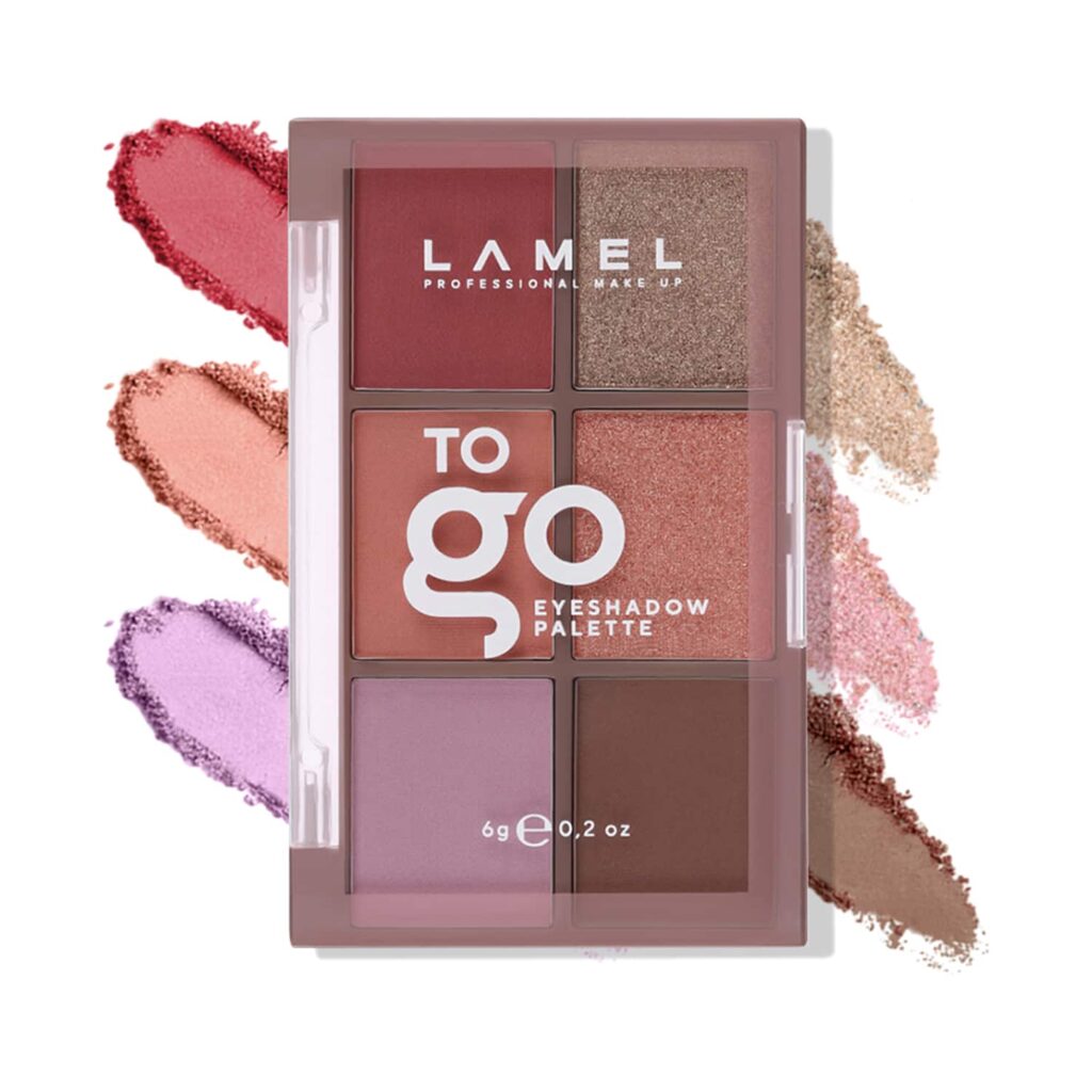 Lamel To Go Eyeshadow Palette - 404 Burgundy (6g) - Lamel