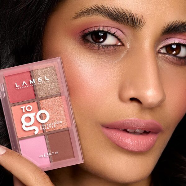 Lamel To Go Eyeshadow Palette - 404 Burgundy (6g) - Lamel