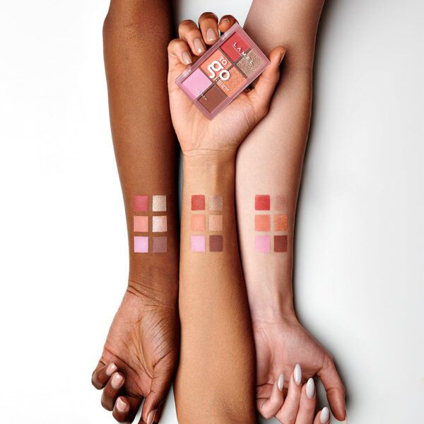 Lamel To Go Eyeshadow Palette - 404 Burgundy (6g) - Lamel