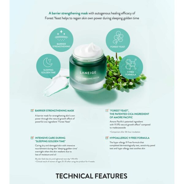 Laneige Cica Sleeping Mask (25ml) - Laneige