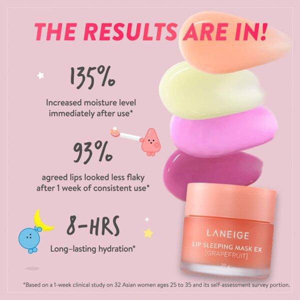 Laneige Grapefruit Lip Sleeping Mask Ex (20g) - Laneige