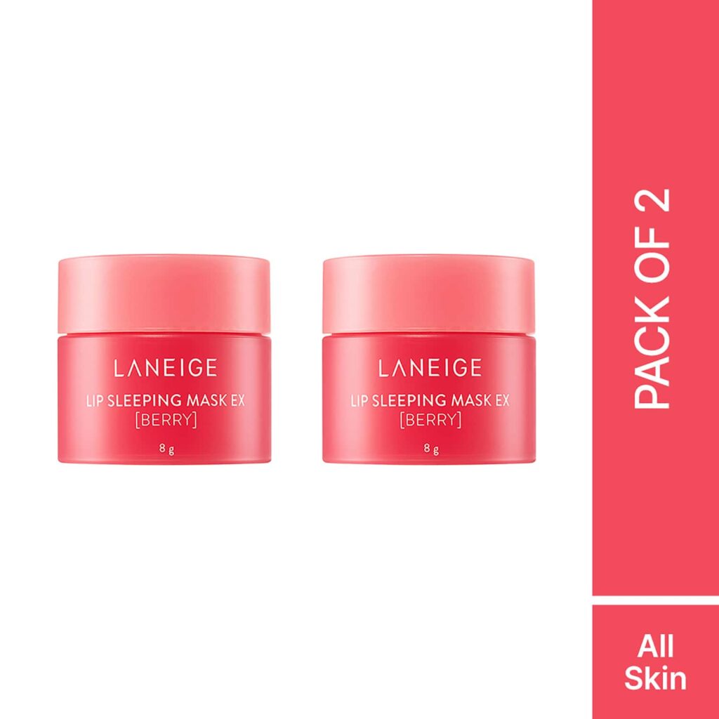 Laneige Lip Sleeping Mask Berry (8g) (Pack Of 2) - Laneige