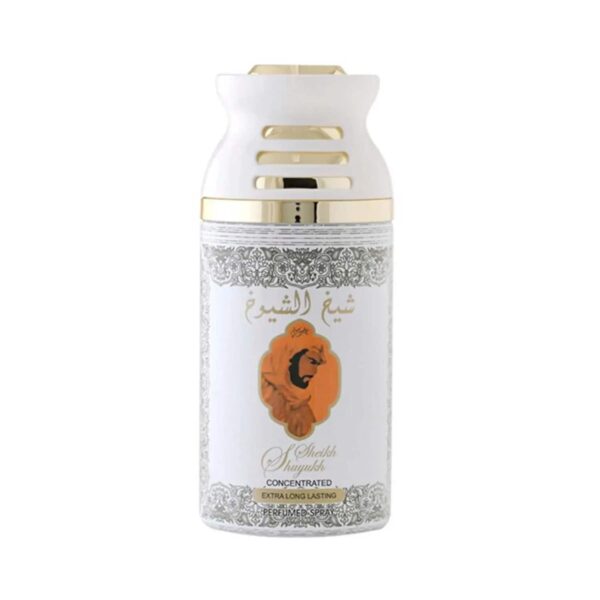 Lattafa Sheikh Al Shuyukh Khususi Extra Long Lasting Concentrated Perfumed Deodorant Spray - (250ml) - Lattafa