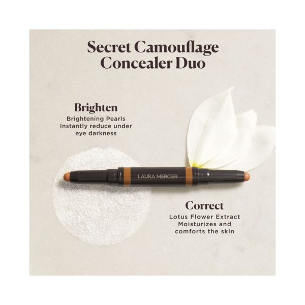 Laura Mercier Secret Camouflage Correct And Brighten Concealer Duo Stick - 4W (5.6g) - Laura Mercier