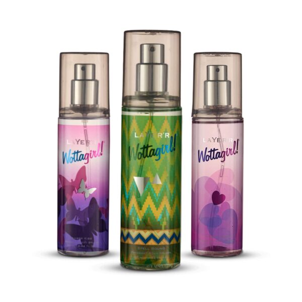 Layer'r Wottagirl Splash- Set of 3 (60ml each) Combo - Layer'r