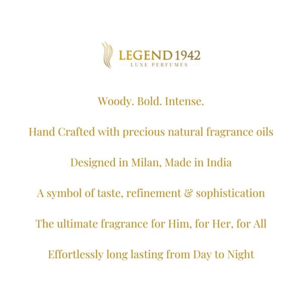 Legend 1942 Heritage Black Perfume (30 ml) - Legend 1942