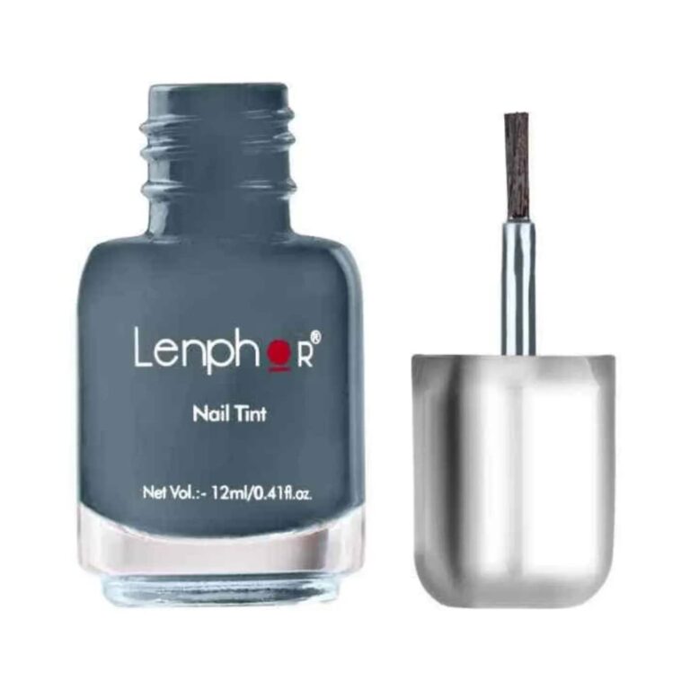 Lenphor Nail Tint - 17 Devils Grey (12ml) - Lenphor