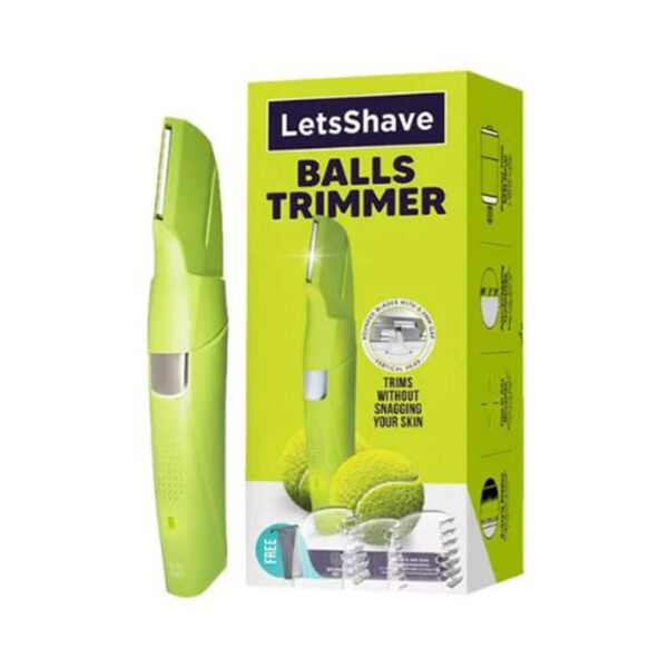 LetsShave Balls Trimmer-Body Groomer-Green & Beard Pen Styler & Trimmer -White, Blue (3Pcs) Combo - LetsShave