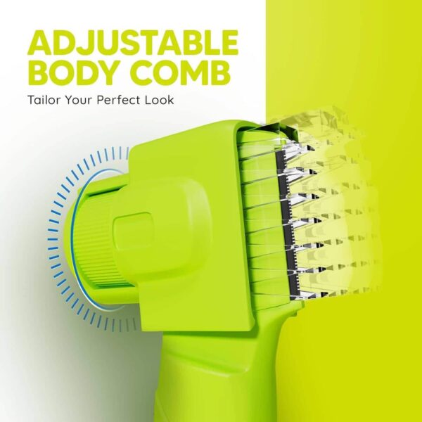 LetsShave Balls Trimmer-Body Groomer-Green & Beard Pen Styler & Trimmer -White, Blue (3Pcs) Combo - LetsShave