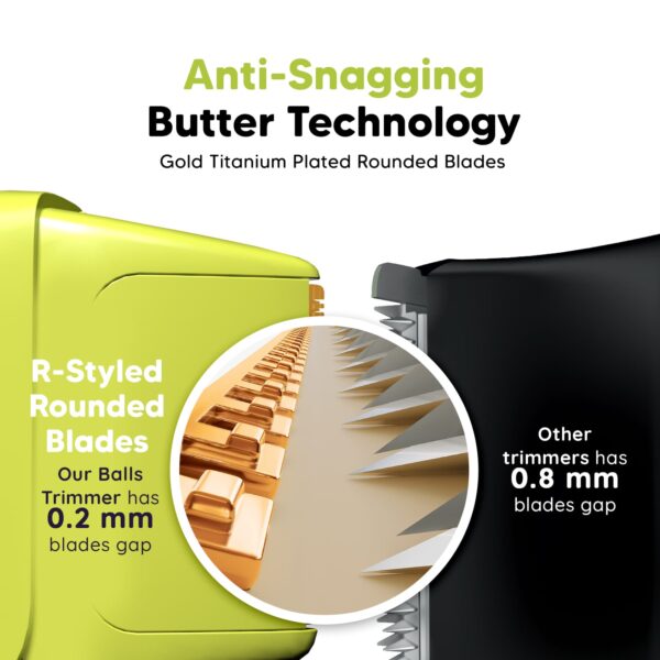 LetsShave Balls Trimmer & Body Groomer - Green - LetsShave