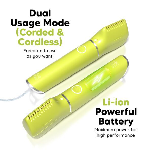 LetsShave Balls Trimmer & Body Groomer - Green - LetsShave
