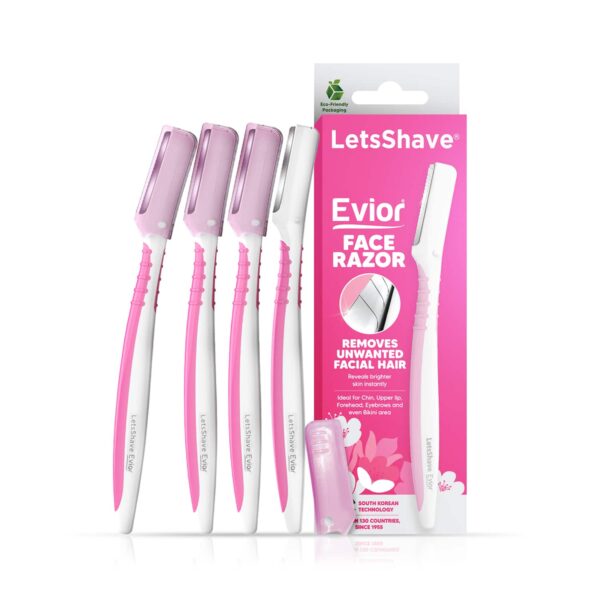 LetsShave Evior Face Razor - (3 Pcs) - LetsShave