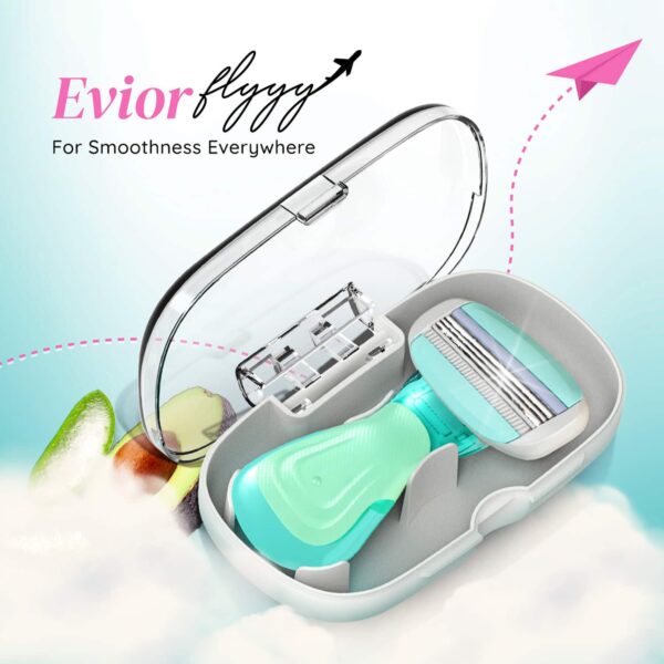 LetsShave Evior Flyyy Razor & Evior Body Lotion (2 pcs) - LetsShave