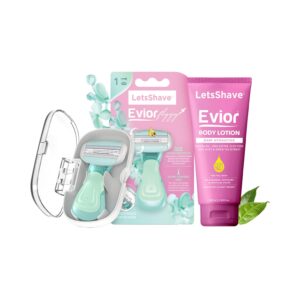 LetsShave Evior Flyyy Razor & Evior Body Lotion (2 pcs) - LetsShave