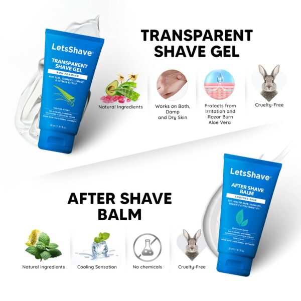 LetsShave Pro 6 Portable Travel kit (5 pcs) - LetsShave