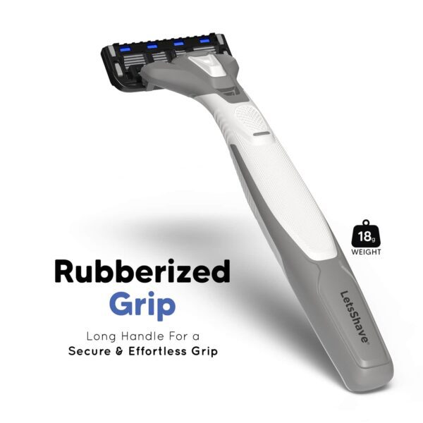 LetsShave Pro 6 Portable Trial Kit Razor for Men with Shave Foam (2 pcs) - LetsShave