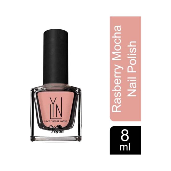 Live Your Now (LYN) Fast Dry Non Toxic Nail Polish - Raspberry Mocha (8ml) - Live Your Now (LYN)