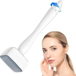 Liznoriz Derma Stamp For Hair Growth | Titanium Coated Adjustable Needles 0.5Mm To 3Mm | 140 Microneedling Stamp For Skin Repair, Face, Hair & Beard Growth