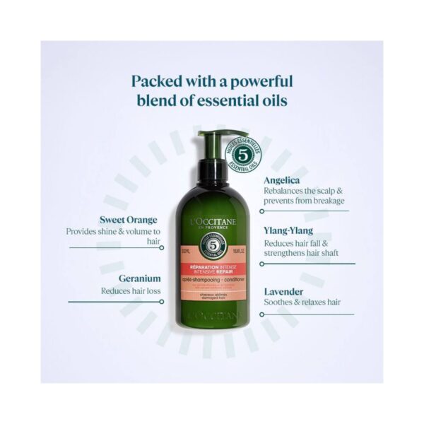 L'occitane 5 Essential Oils Intensive Repair Conditioner (500ml) - L'occitane