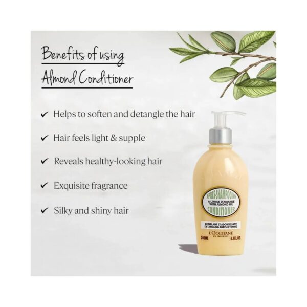 L'occitane Almond Conditioner - (240ml) - L'occitane
