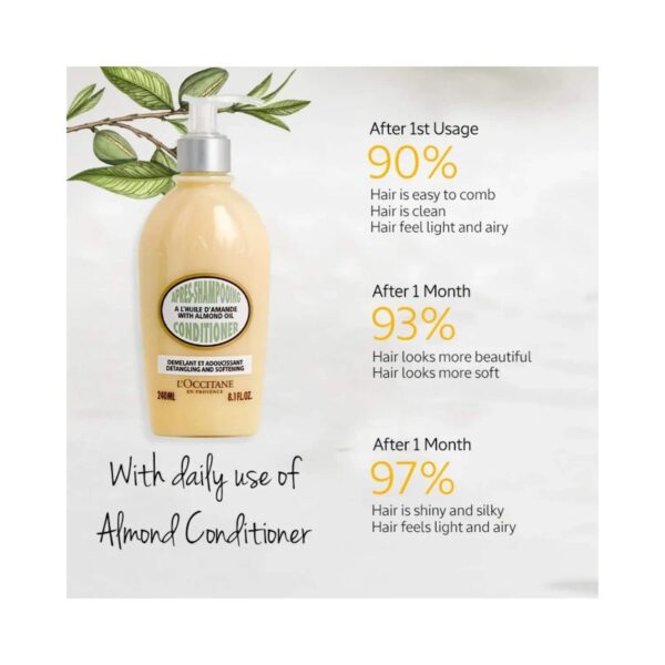 L'occitane Almond Conditioner - (240ml) - L'occitane