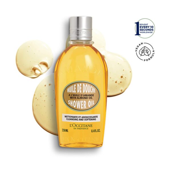 L'Occitane Almond & Shea Nourishing Duo - Shower Oil & Lip Balm Combo - L'occitane