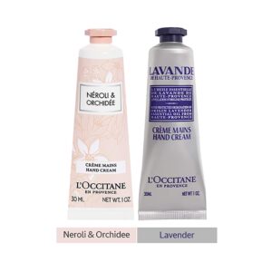 L'Occitane Bloom & Calm Hand Care Duo - Neroli & Orchidee and Lavender Hand Cream - L'occitane