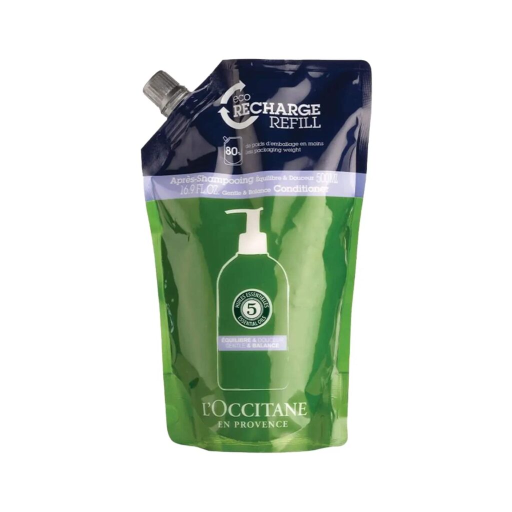 L'occitane EN Provence Gentle & Balance Shampooing Conditioner Eco Recharge Refill (500ml) - L'occitane