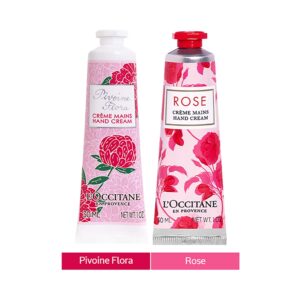 L'Occitane Floral Elegance Hand Care Duo - Rose & Pivoine Hand Cream - L'occitane