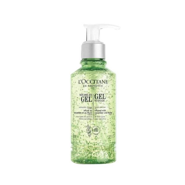 L'occitane Gel-To-Foam Face Cleanser - (200ml) - L'occitane