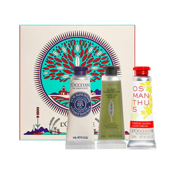 L'occitane Hand Cream Trio Set Shea Butter Verbena & Osmanthus - L'occitane