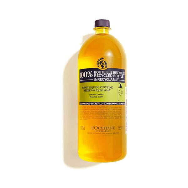 L'occitane Hands and Body Verbena Liquid Soap Refill (500 ml) - L'occitane