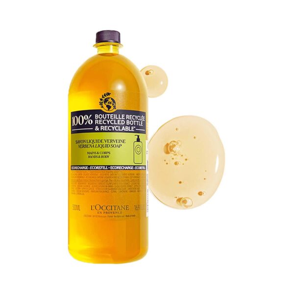 L'occitane Hands and Body Verbena Liquid Soap Refill (500 ml) - L'occitane