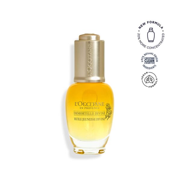 L'Occitane Immortelle Divine Radiance Ritual - Cleanser & Face Oil Combo - L'occitane
