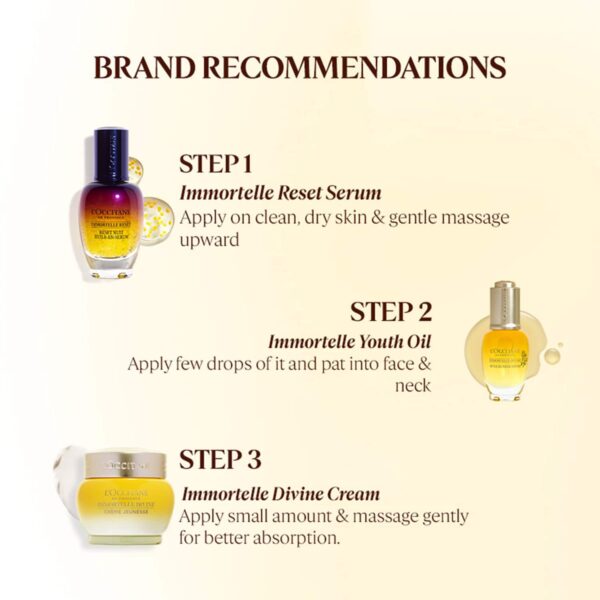 L'occitane Immortelle Divine Youth Face Oil - (4ml) - L'occitane