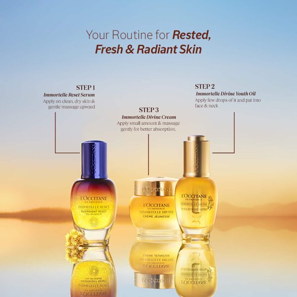 L'Occitane Immortelle Glow Duo - Cleanser & Serum Combo - L'occitane