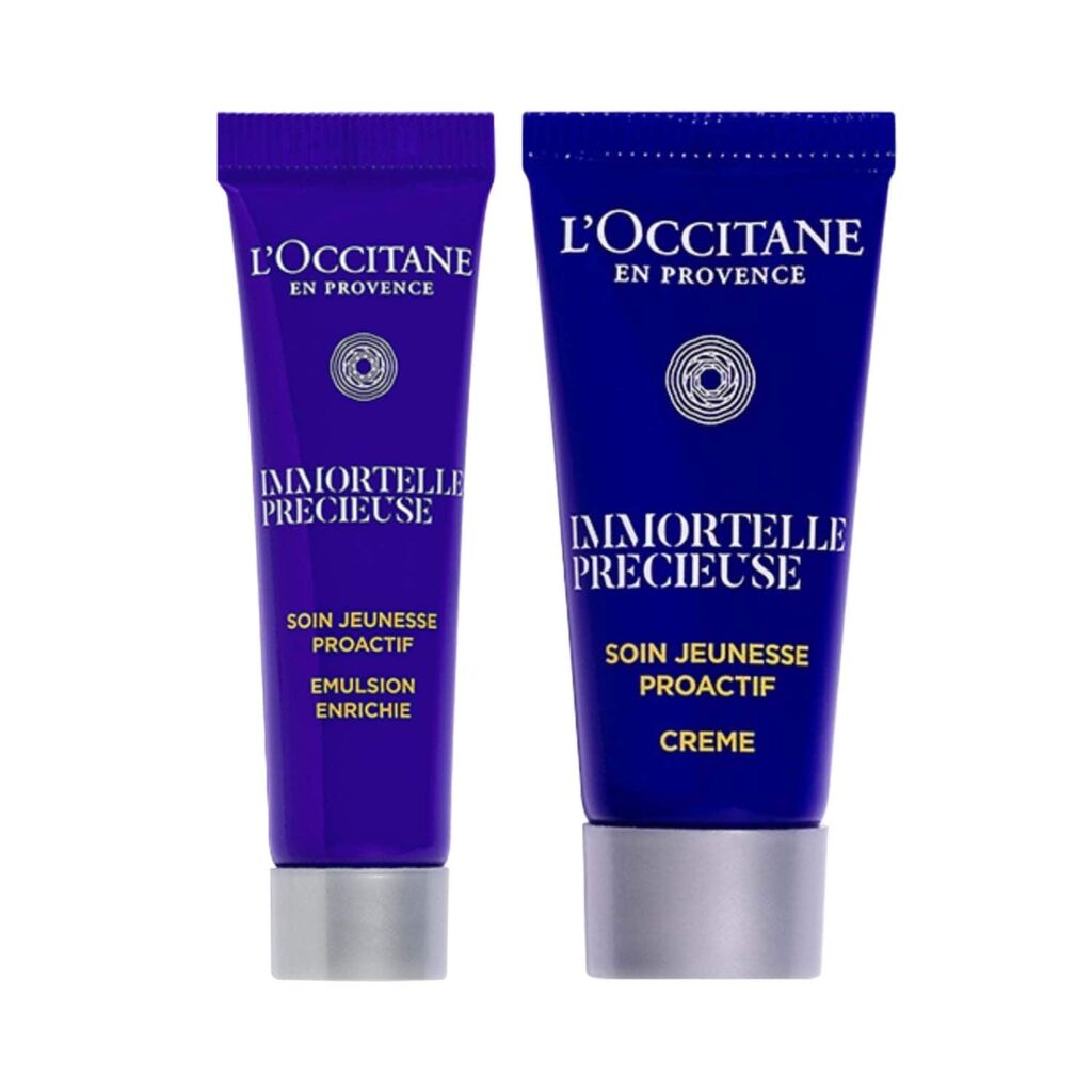 L'Occitane Immortelle Precious Pore-Reducing Moisturizing Duo - Precious Emulsion & Precious Cream - L'occitane