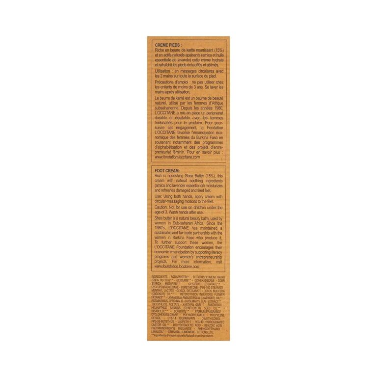 L'occitane Shea Butter Foot Cream - (30ml) - L'occitane